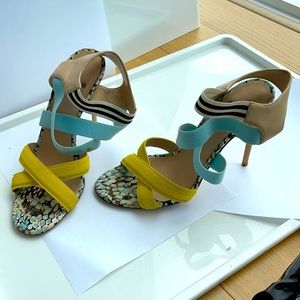 MSGM multi colored sandals | straps are elastic |